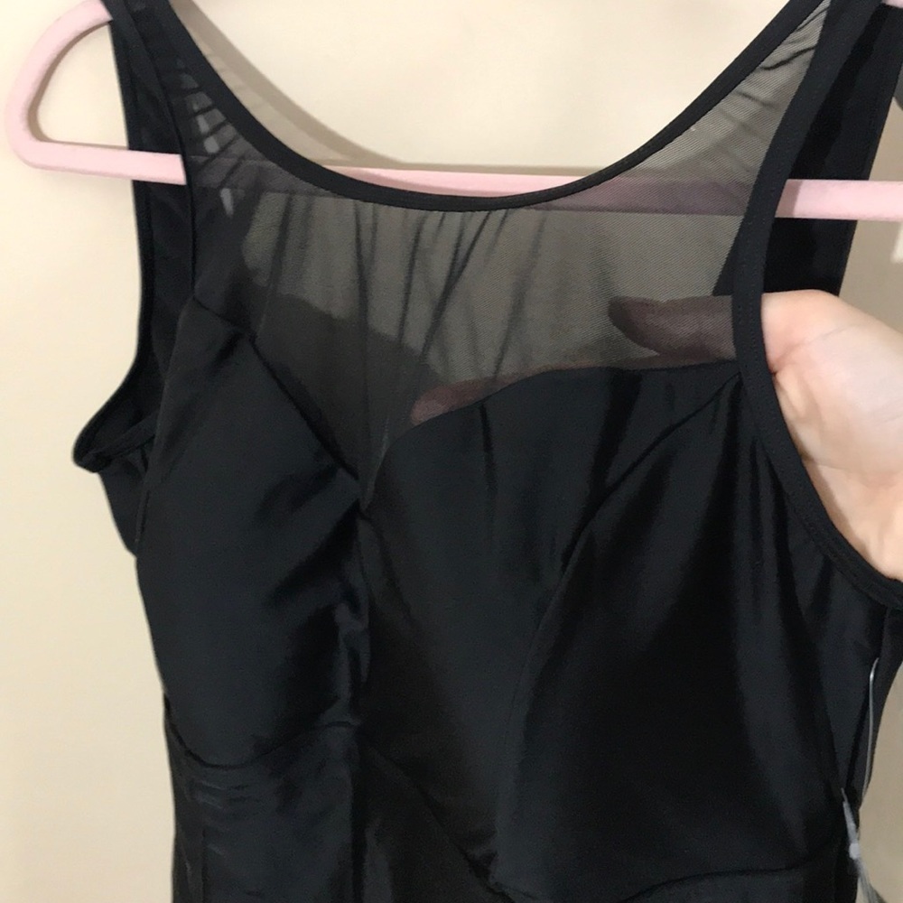 Torrid 2 ILLUSION NECK WIRELESS ONE-PIECE SWIMSUIT - Picture 5 of 8